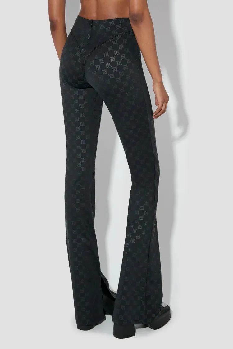 Monogram Flared Trousers sold by MISBHV product image thumbnail 2