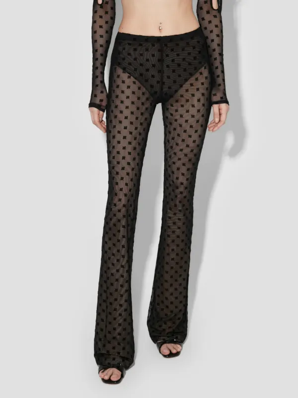 Mesh Monogram Trousers sold by MISBHV