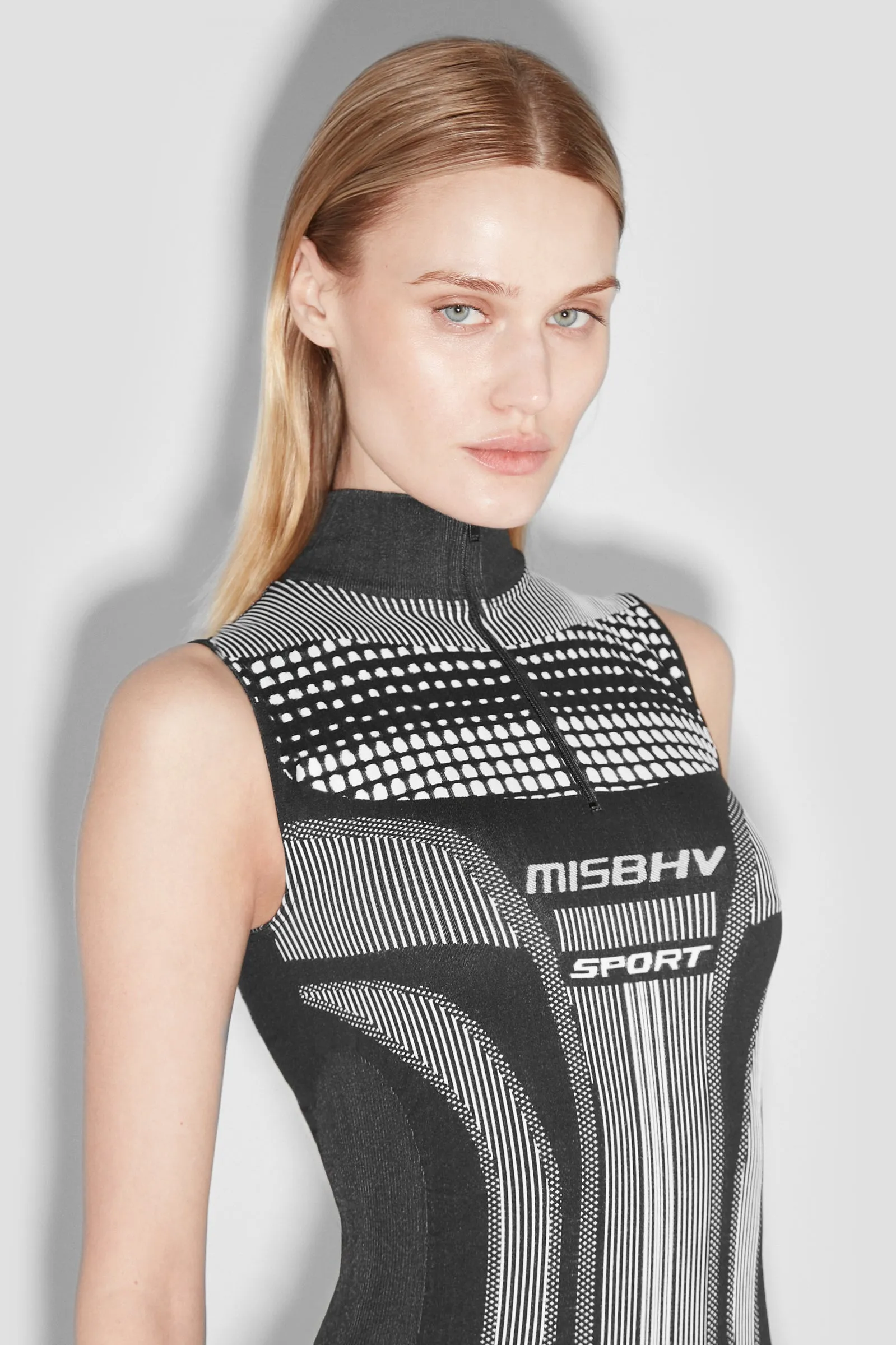 Sport Europa Quarter Zip Bodysuit sold by MISBHV product image thumbnail 2