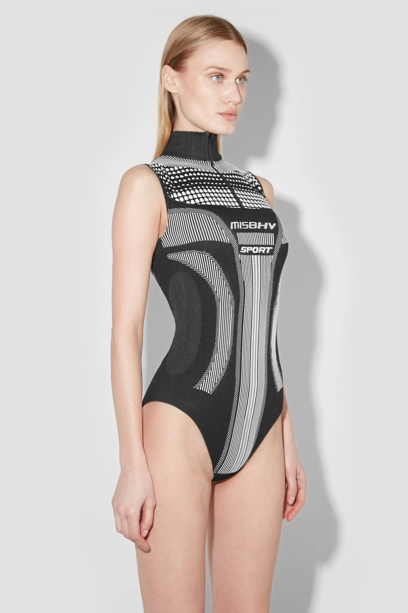 Sport Europa Quarter Zip Bodysuit sold by MISBHV product image thumbnail 3