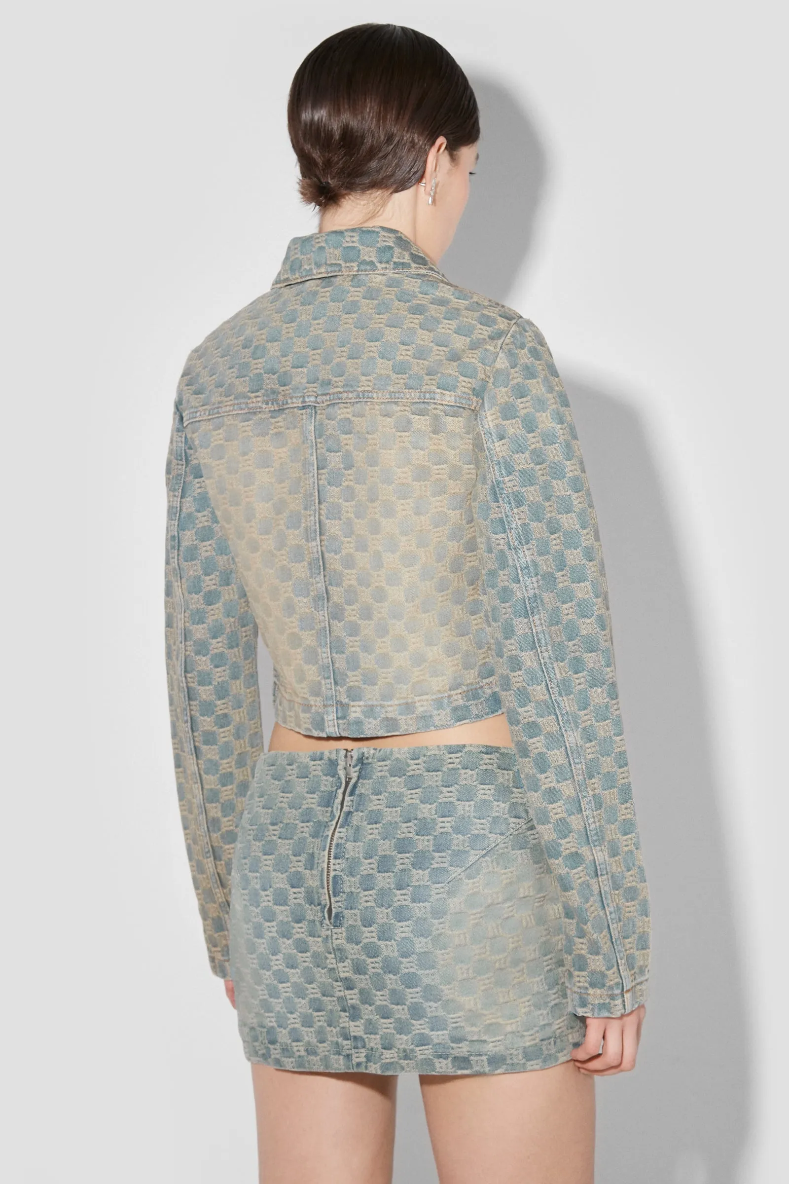 Jacquard Denim Monogram Jacket sold by MISBHV product image thumbnail 4