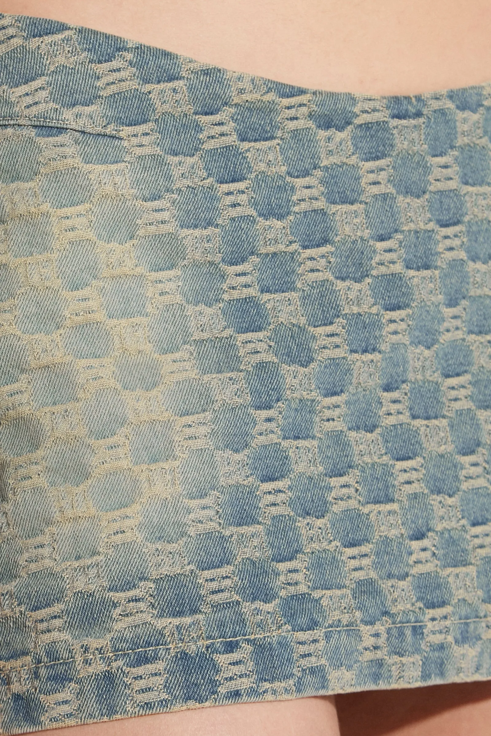 Jacquard Denim Monogram Jacket sold by MISBHV product image thumbnail 5