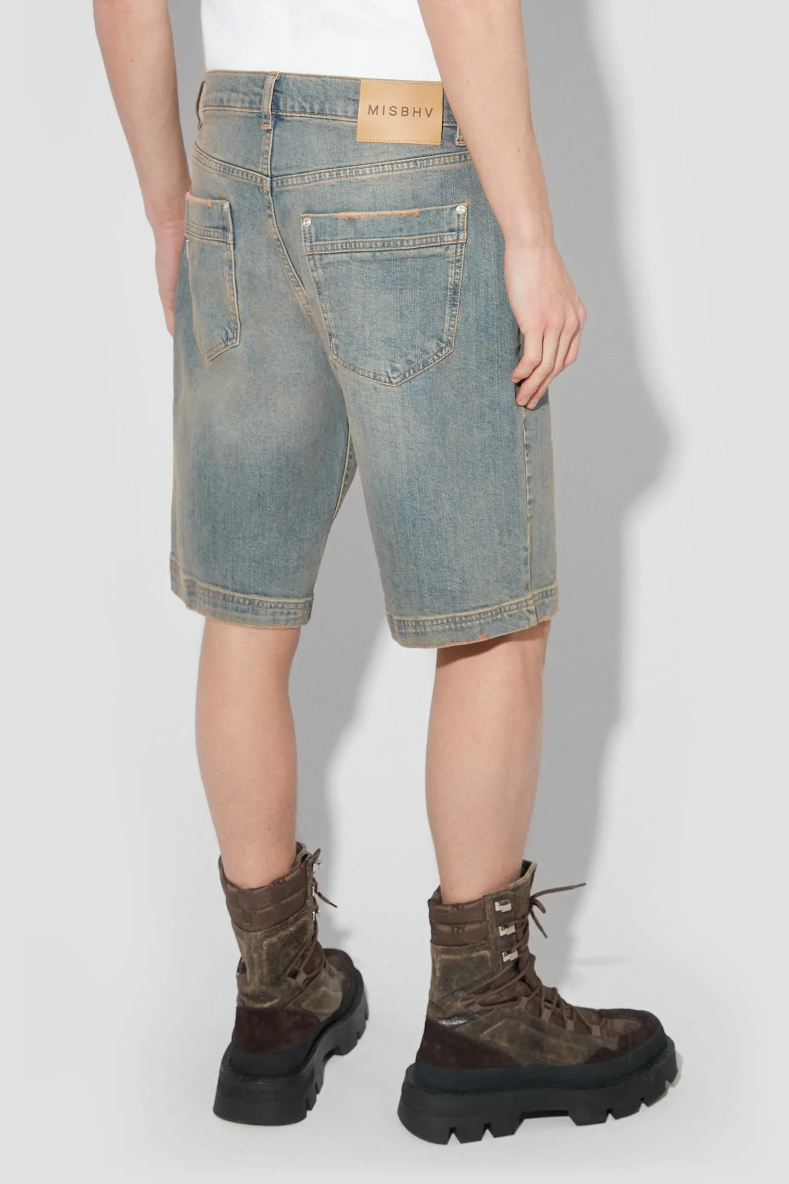 Sunset Wash Baggy Denim Shorts sold by MISBHV product image thumbnail 4