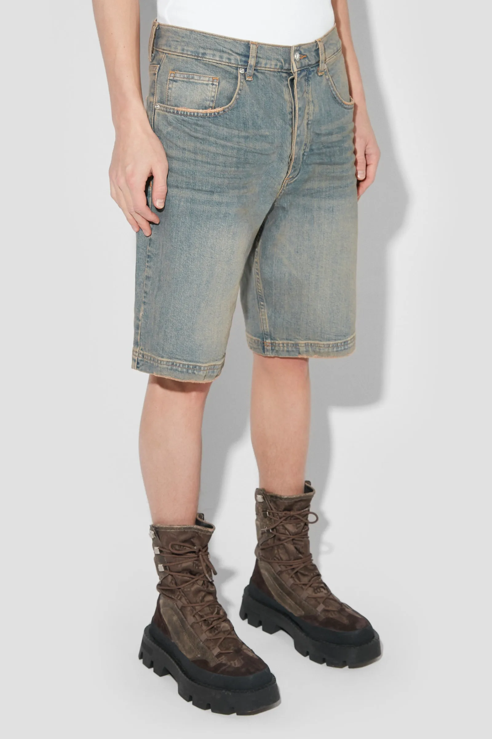 Sunset Wash Baggy Denim Shorts sold by MISBHV product image thumbnail 3