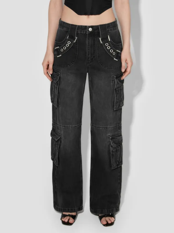 Harness Strap Cargo Trousers sold by MISBHV