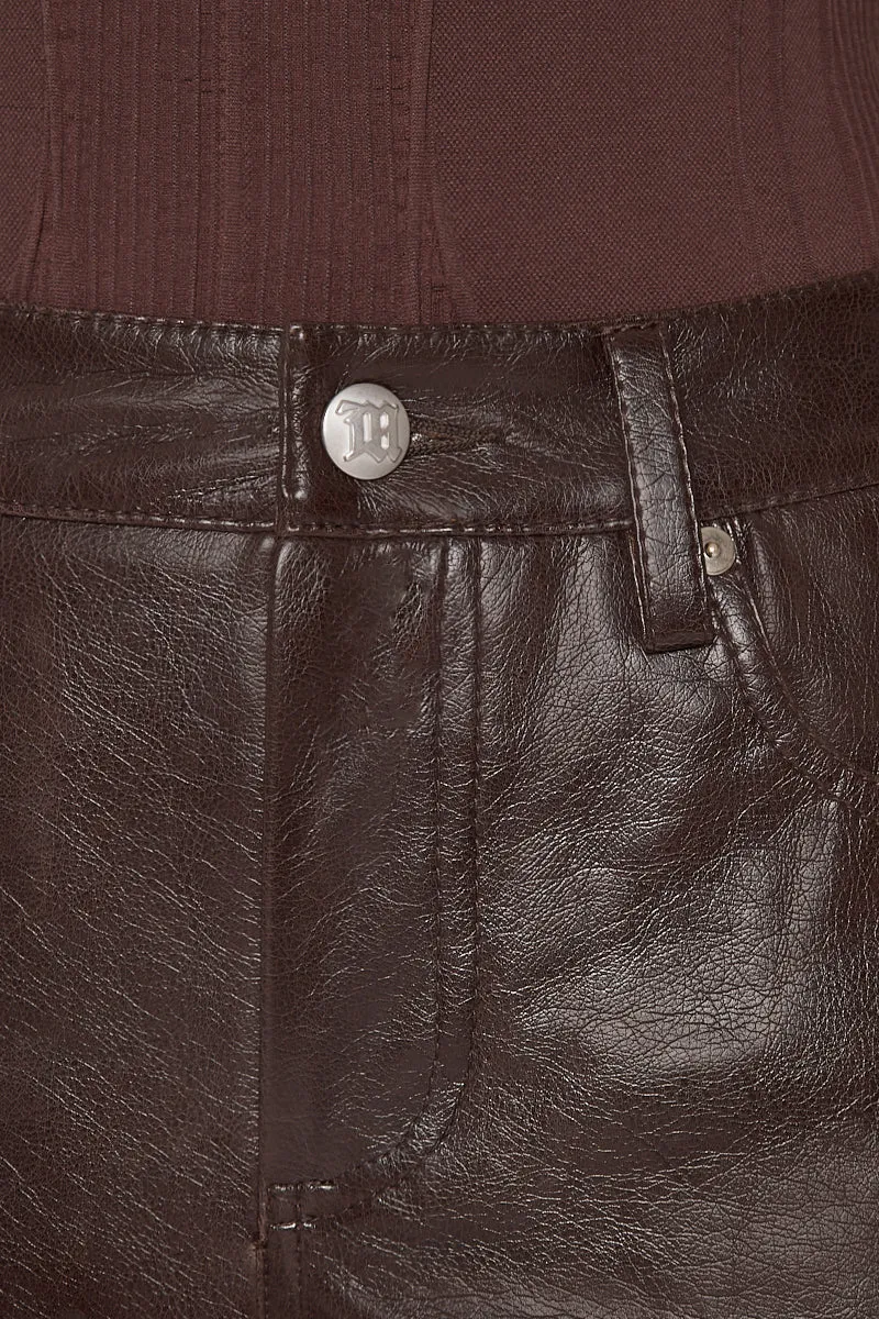 Vegan Leather Trousers sold by MISBHV product image thumbnail 4