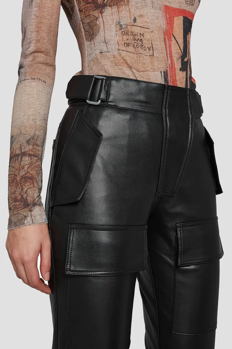 Vegan Leather Moto Trousers sold by MISBHV product image thumbnail 2