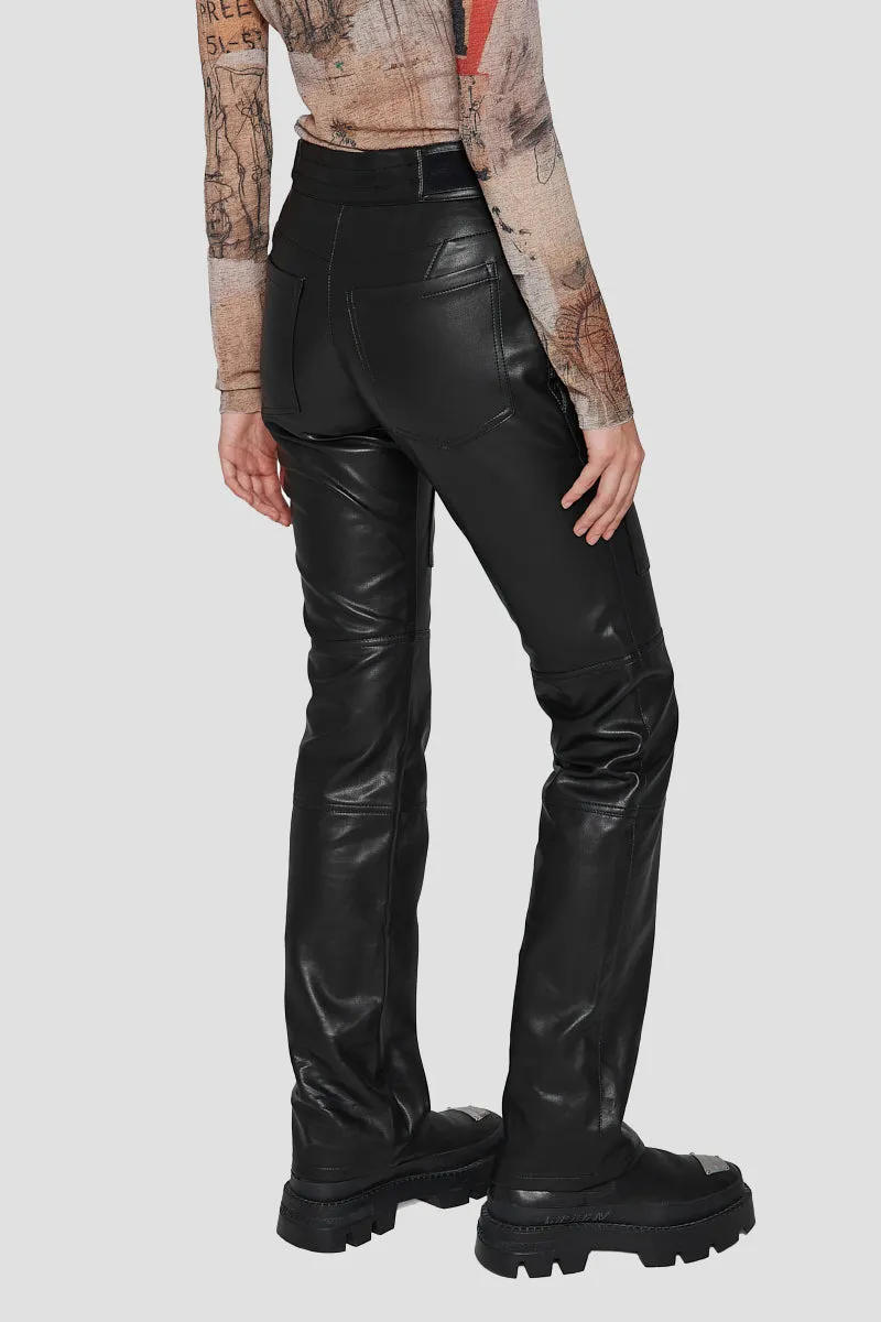Vegan Leather Moto Trousers sold by MISBHV product image thumbnail 4