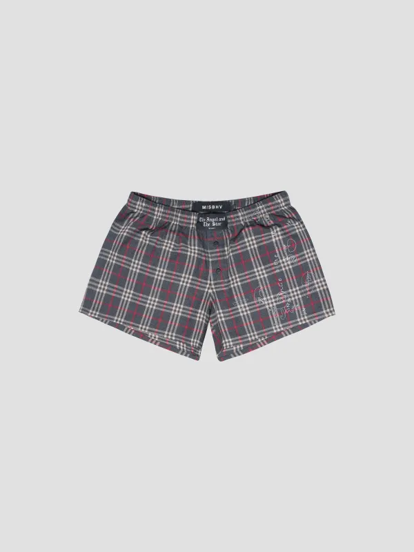 Checked Pyjama Shorts sold by MISBHV
