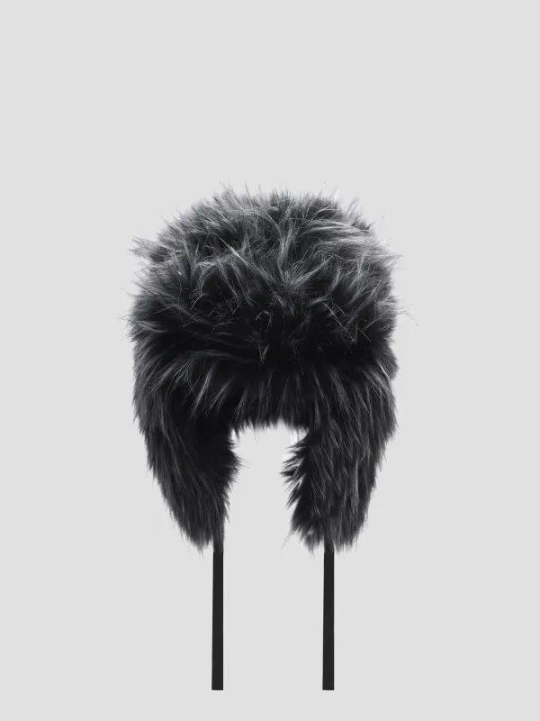 Faux Fur Aviator Hat sold by MISBHV
