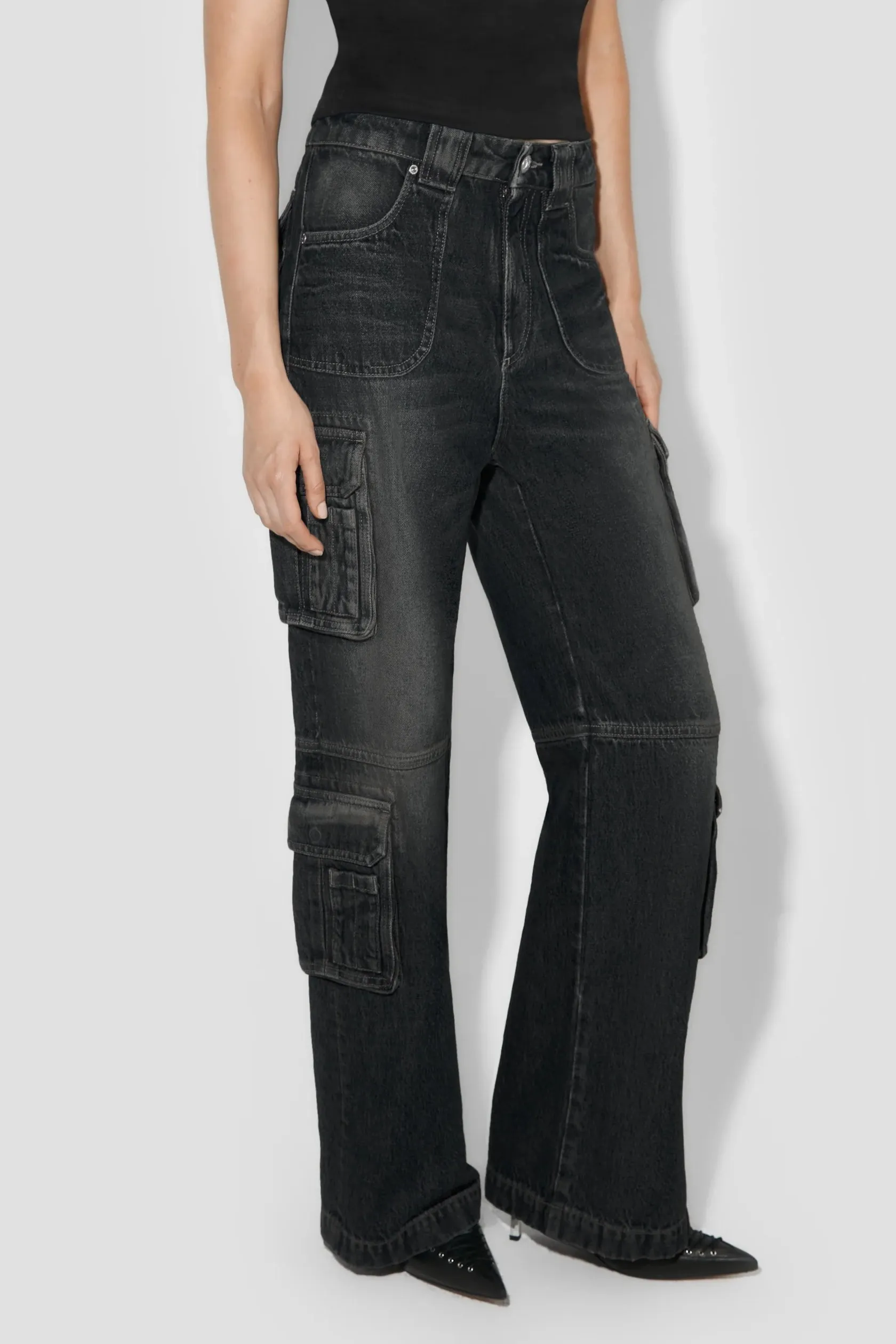 Denim Cargo Trousers sold by MISBHV product image thumbnail 5