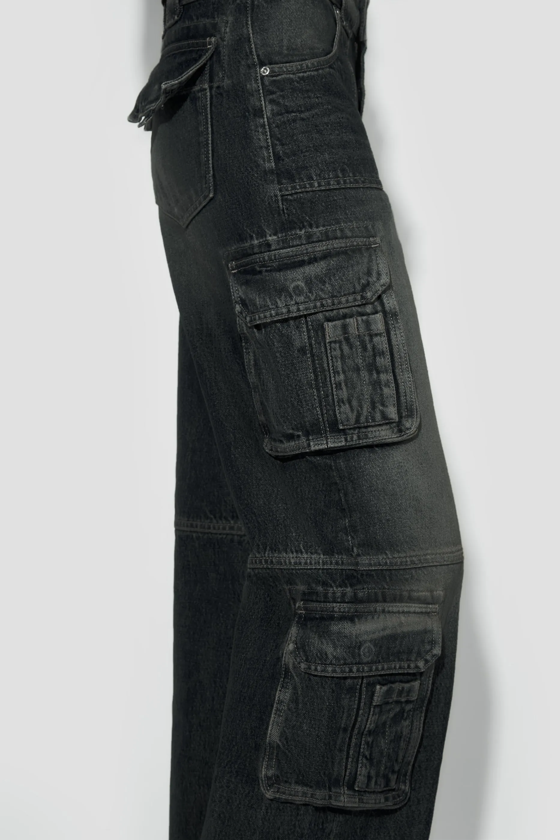 Denim Cargo Trousers sold by MISBHV product image thumbnail 2