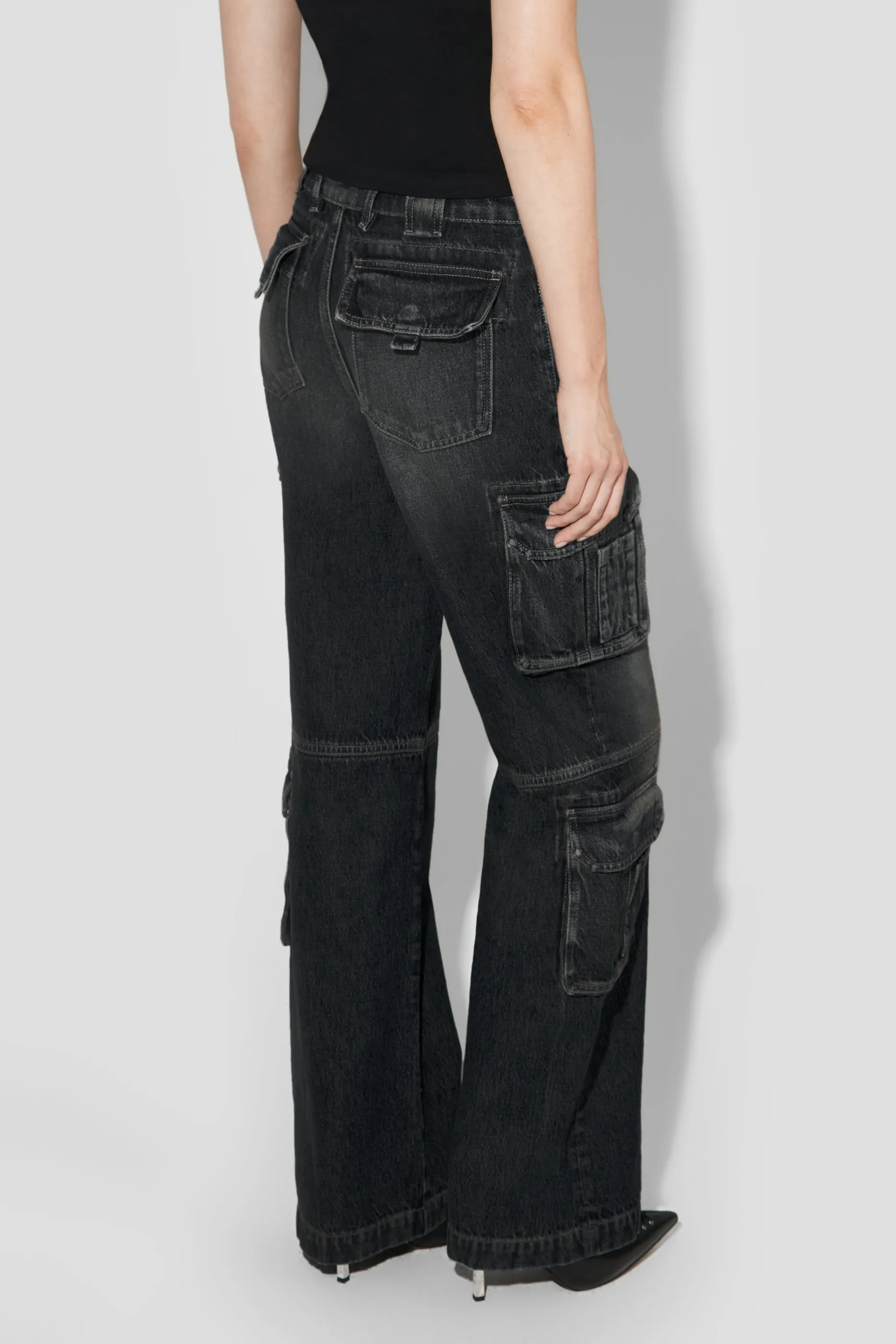 Denim Cargo Trousers sold by MISBHV product image thumbnail 4