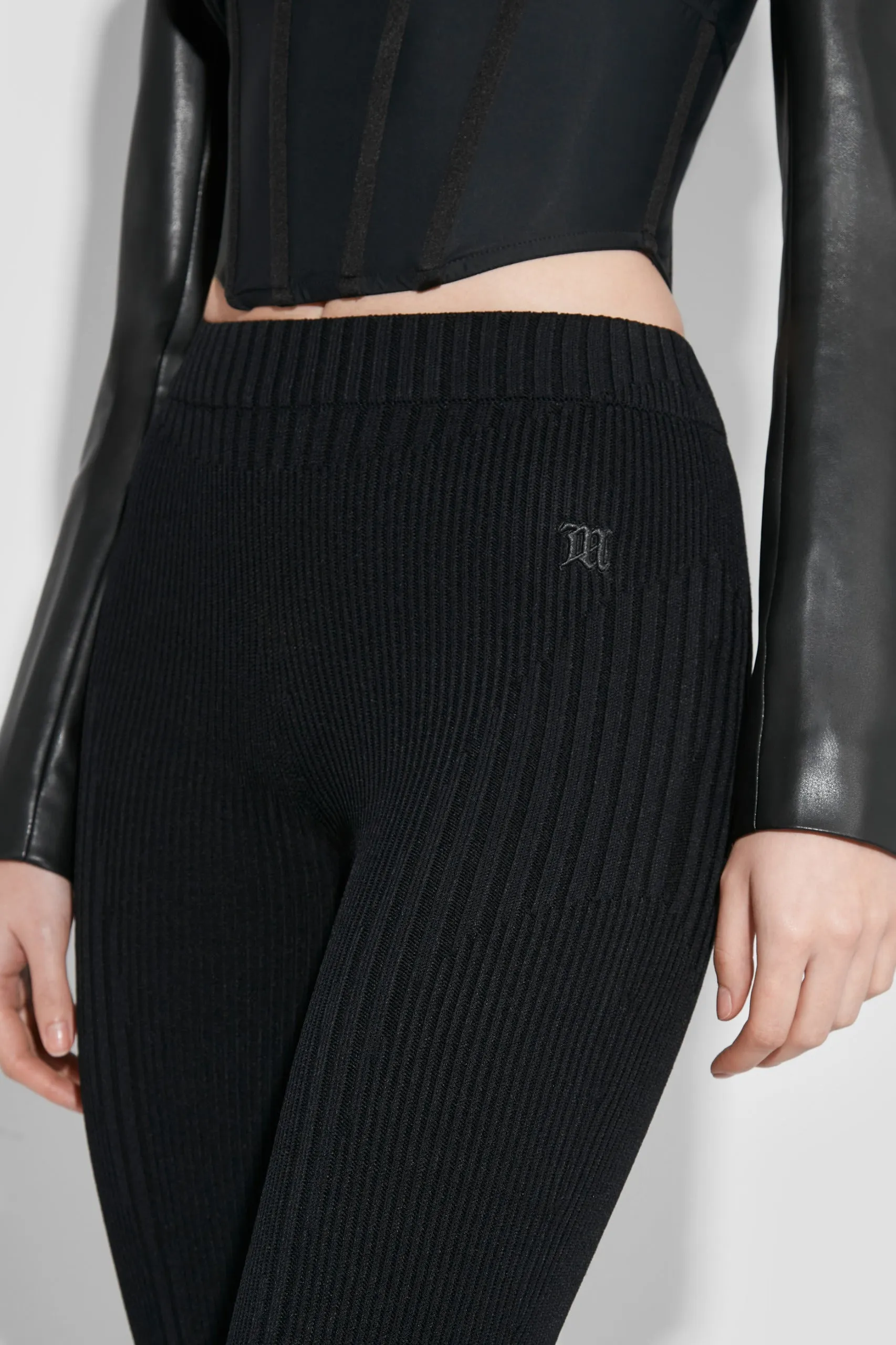 Knitted Seamless Flared Pants With Fur sold by MISBHV product image thumbnail 5