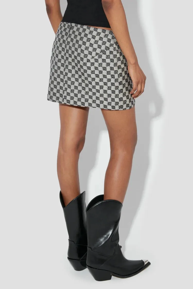 Jacquard Canvas Monogram Low Waisted Skirt sold by MISBHV product image thumbnail 3
