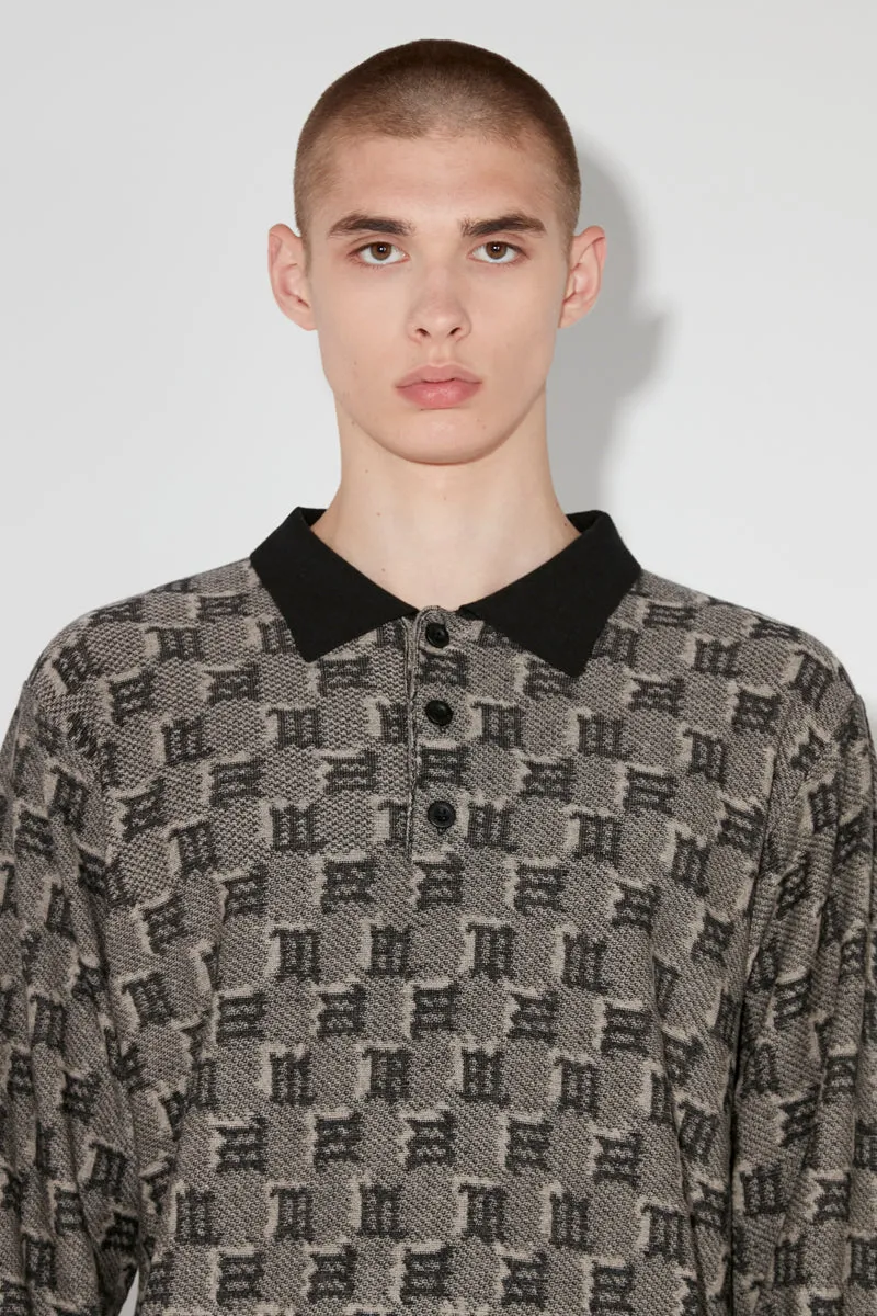 Jacquard Silk Blend Monogram Polo sold by MISBHV product image thumbnail 5