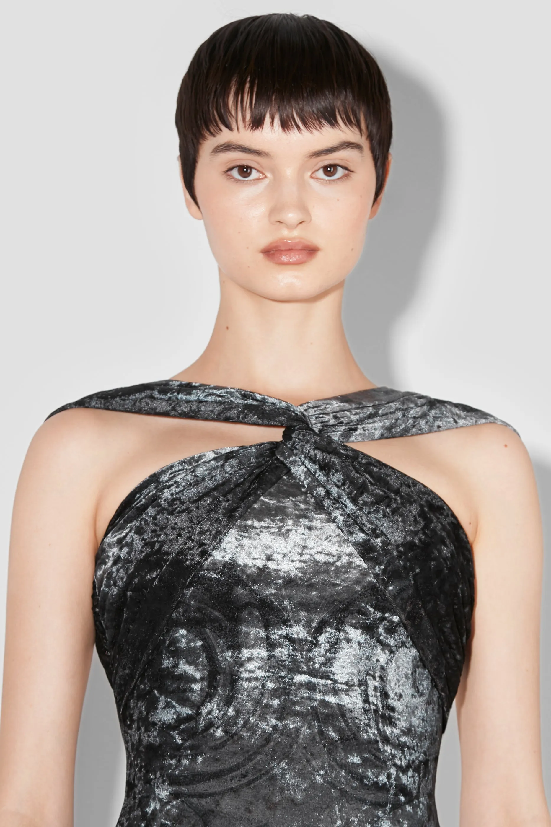 Velour Backless Mini Dress sold by MISBHV product image thumbnail 2