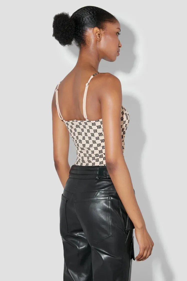 Monogram Spaghetti Top sold by MISBHV product image thumbnail 4