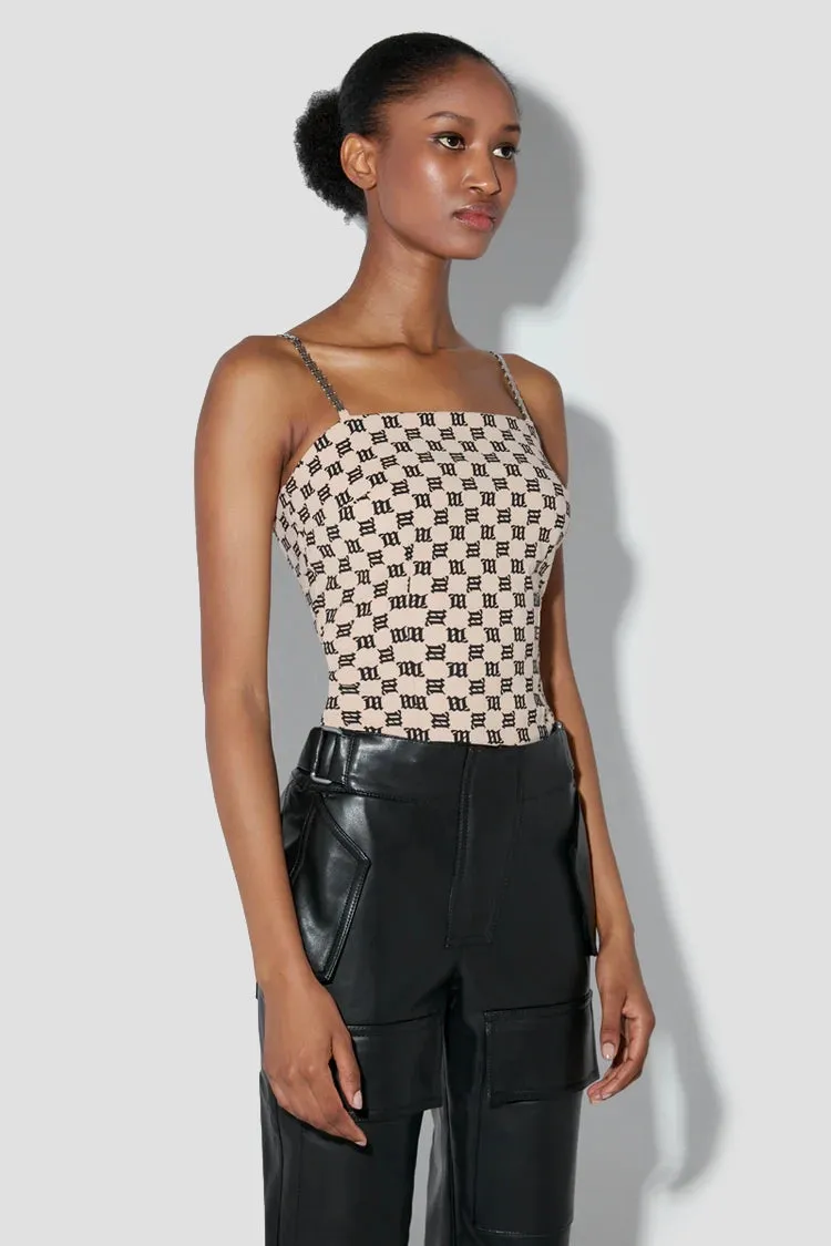 Monogram Spaghetti Top sold by MISBHV product image thumbnail 3