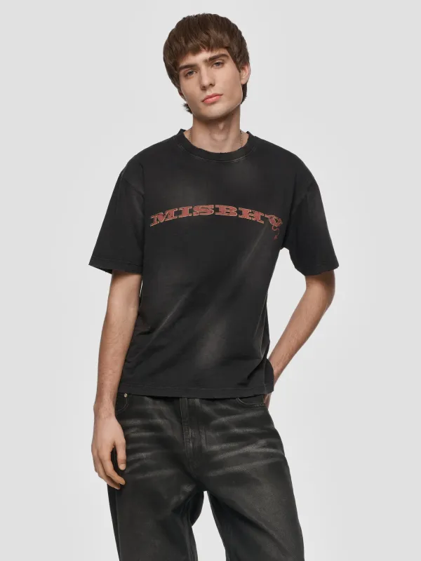 Devil Misbhv Fadded T-Shirt made by MISBHV