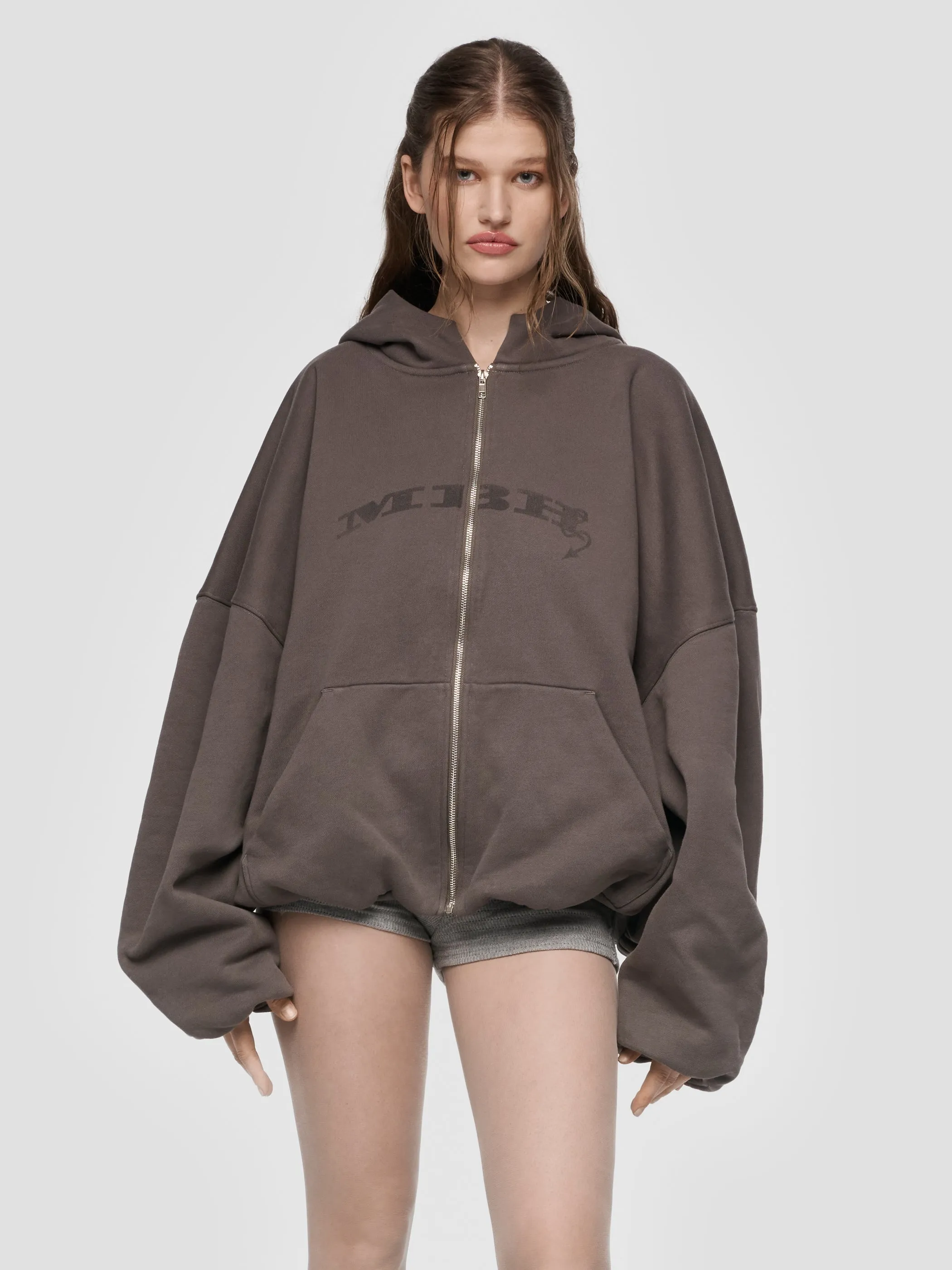 Inflated Mbh Devil Zipped Hoodie sold by MISBHV