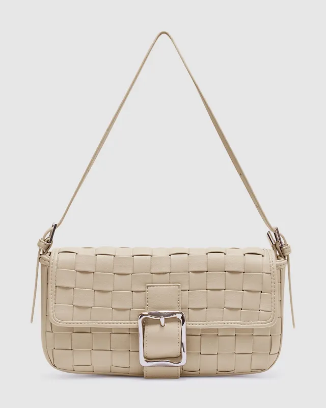 Lena Woven Baguette sold by Brie Leon