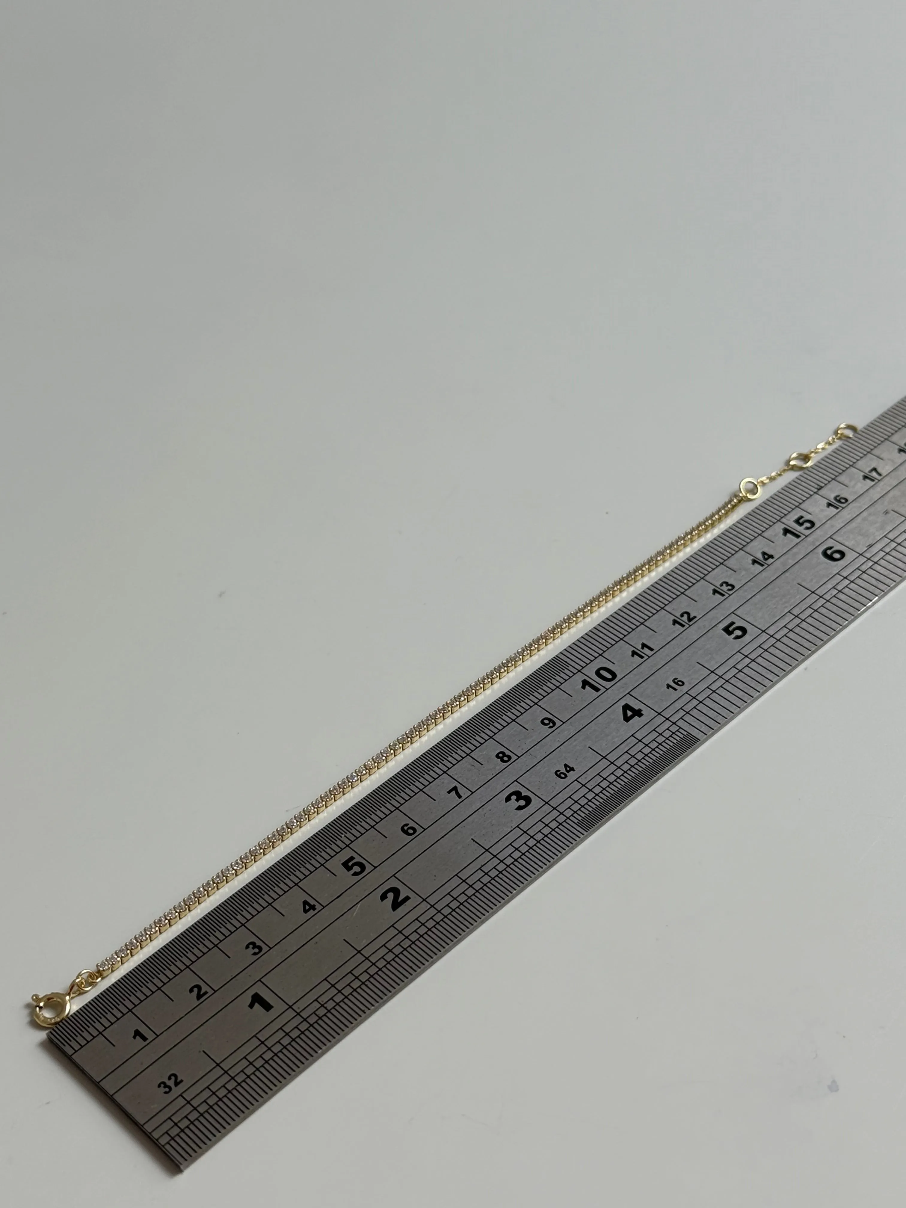 CZ Tennis Bracelet Silver sold by Brie Leon product image thumbnail 4