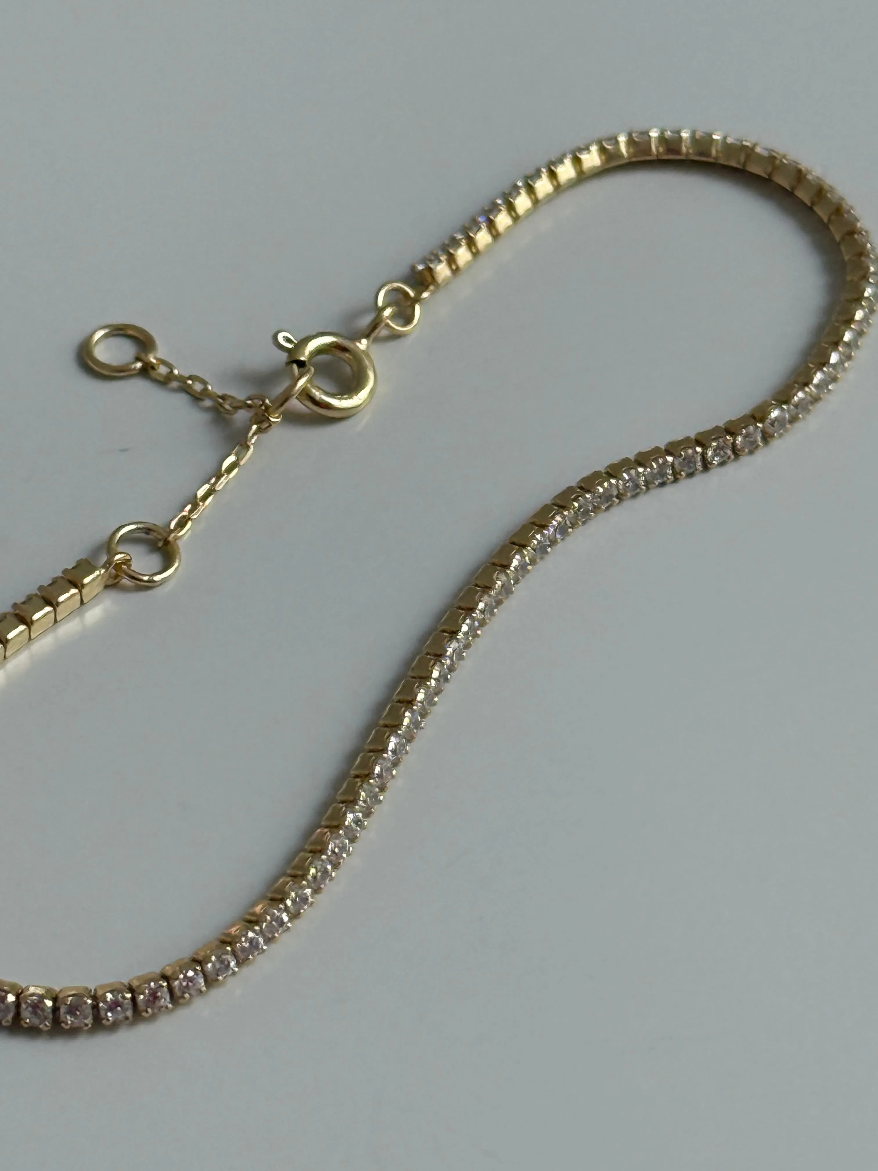 CZ Tennis Bracelet Silver sold by Brie Leon product image thumbnail 3