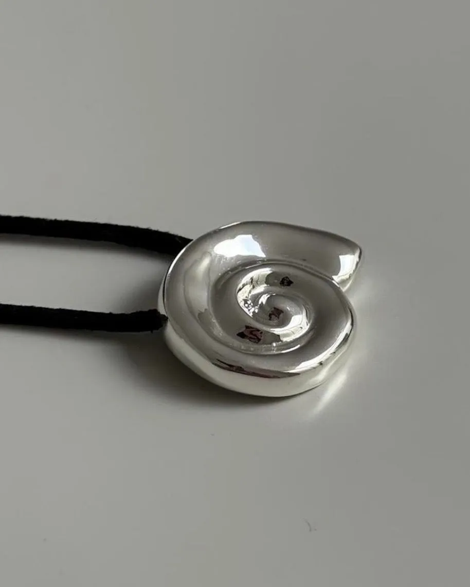 Spiral Pendant Silver sold by Brie Leon