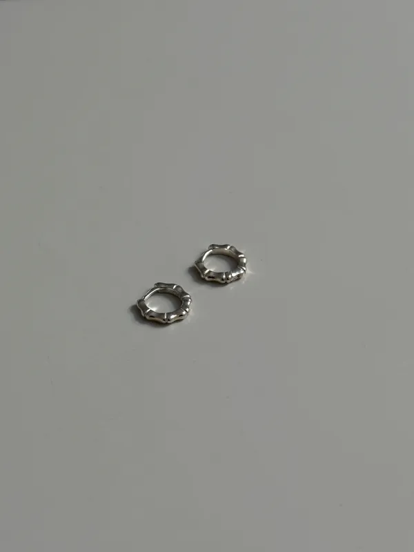 Micro Bambu Sleeper Earrings made by Brie Leon