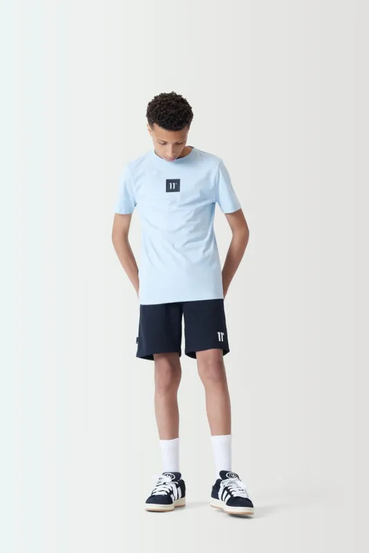 Junior Large Logo Graphic T-Shirt - Powder Blue sold by Eleven degrees