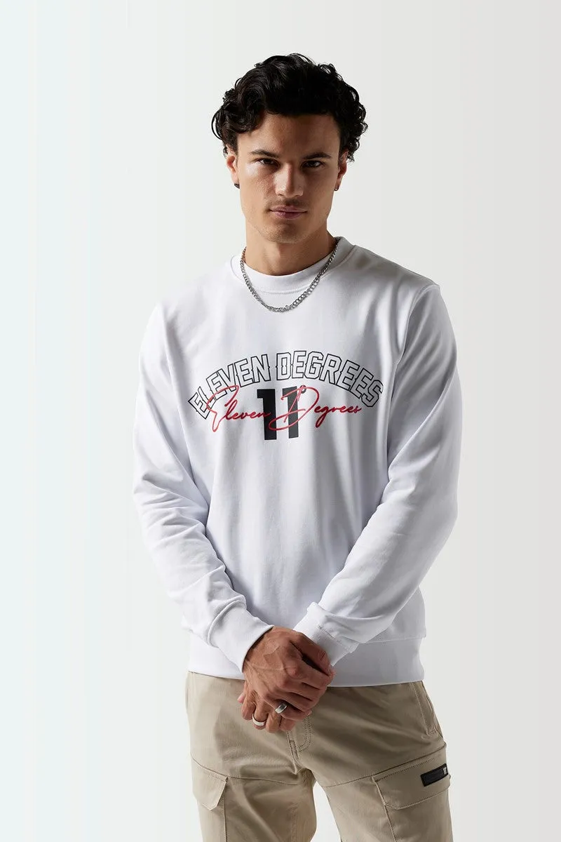 Sudadera Streetwear Crew - Blanca sold by Eleven degrees product image thumbnail 3