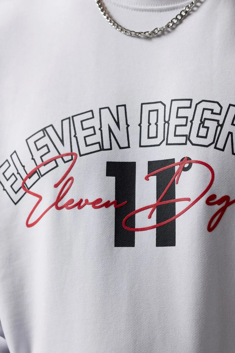 Sudadera Streetwear Crew - Blanca sold by Eleven degrees product image thumbnail 5