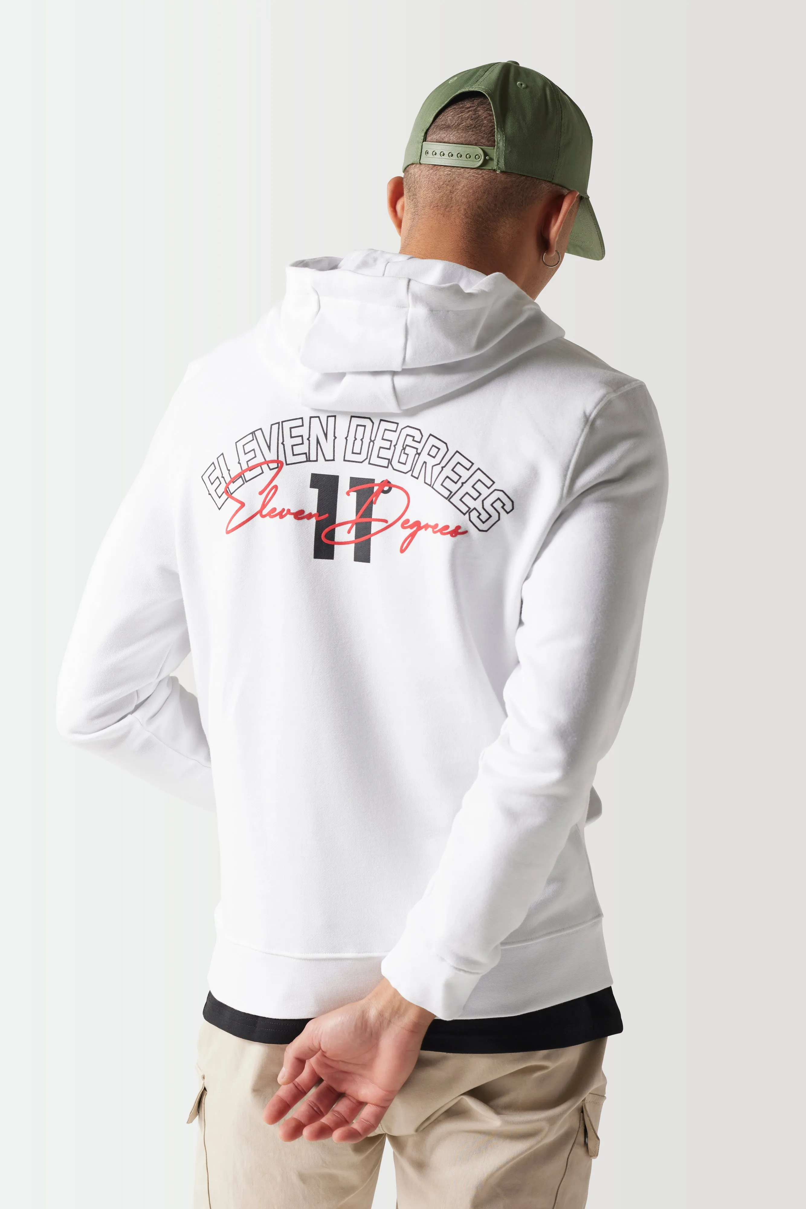 Sudadera Con Capucha Streetwear - Blanca sold by Eleven degrees product image thumbnail 4