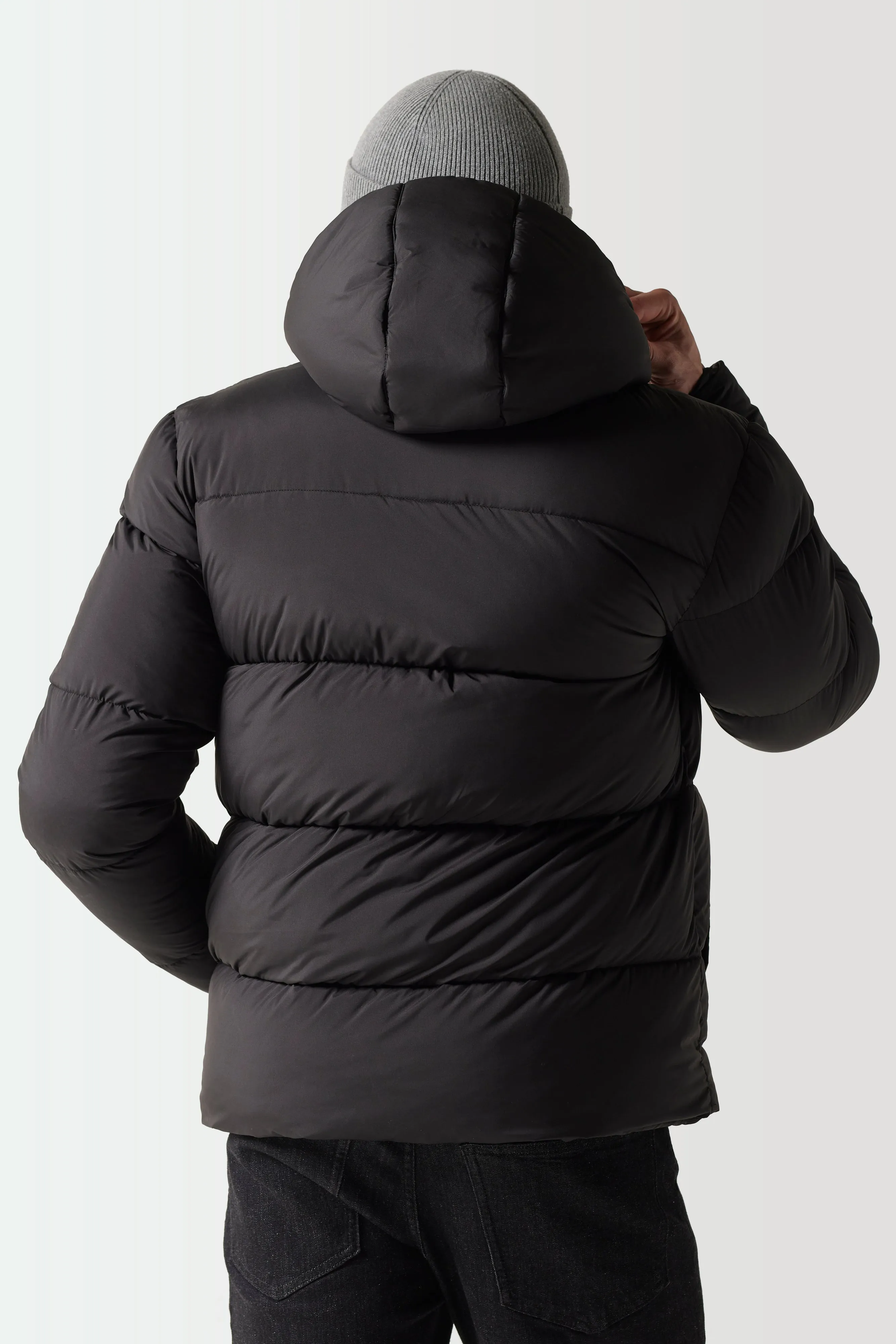 Chaqueta Micro Puffer - Negra sold by Eleven degrees product image thumbnail 4