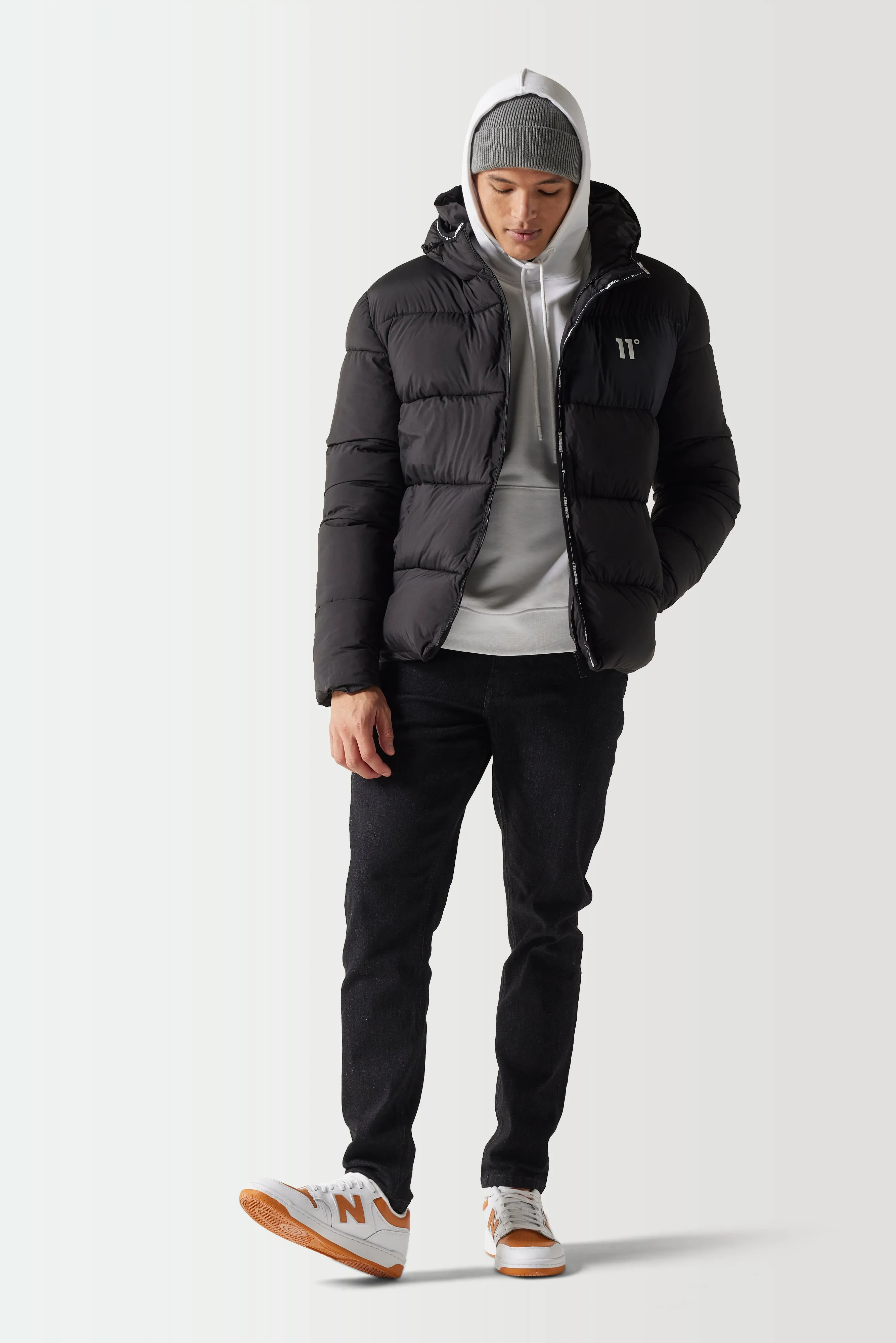 Chaqueta Micro Puffer - Negra sold by Eleven degrees