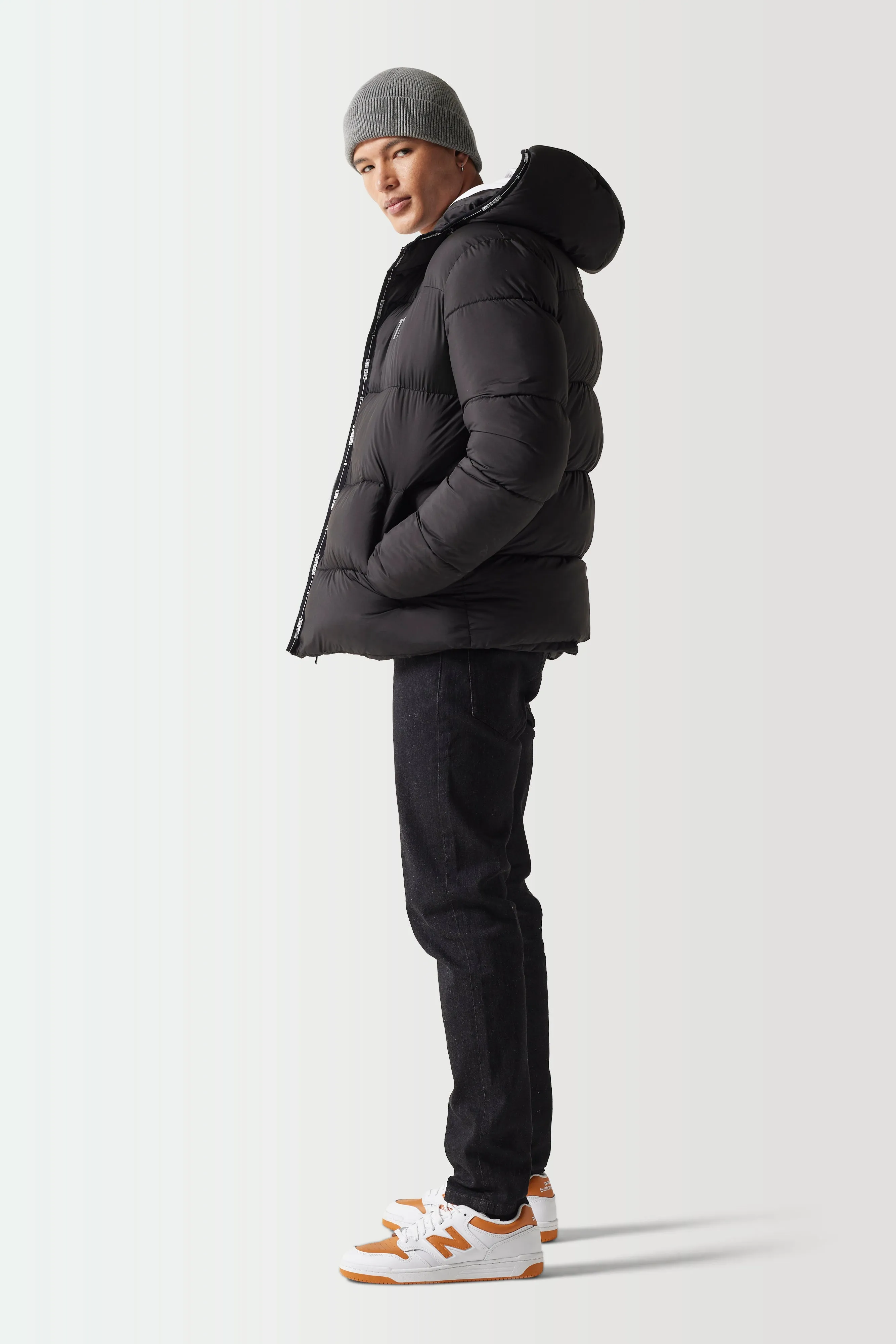 Chaqueta Micro Puffer - Negra sold by Eleven degrees product image thumbnail 2