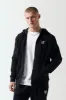 CORE Sudaderas Con Capuchas Cremallera Completa - Negro sold by Eleven degrees