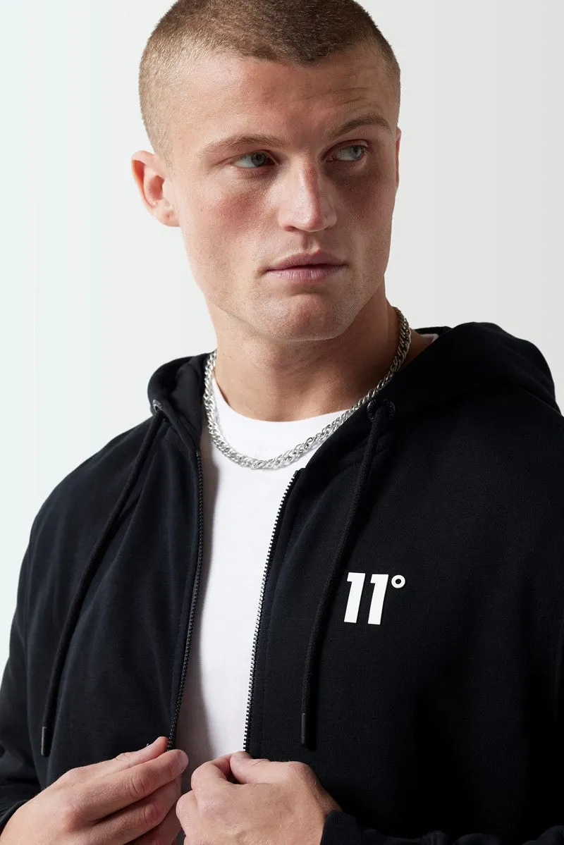CORE Sudaderas Con Capuchas Cremallera Completa - Negro sold by Eleven degrees product image thumbnail 5