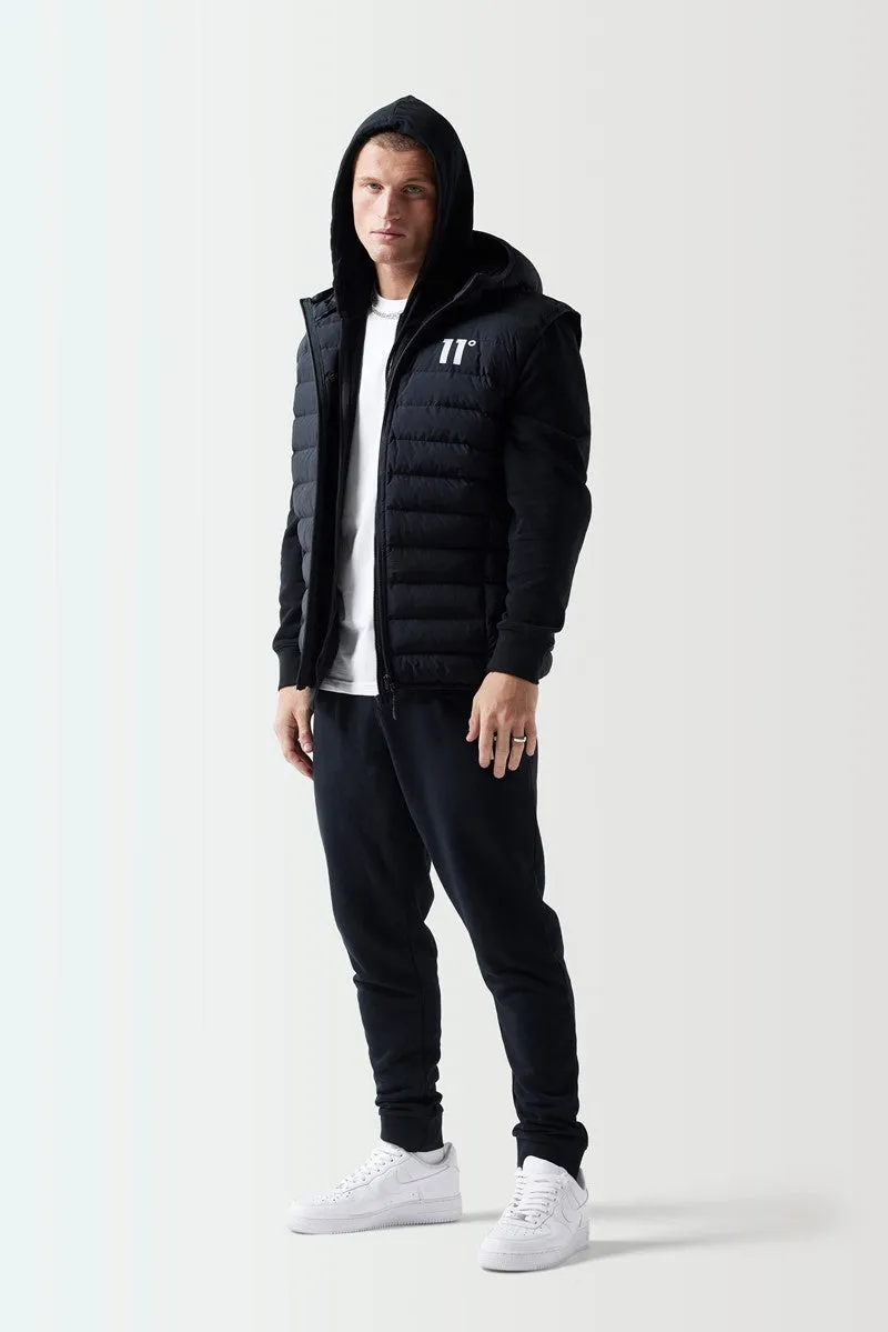 CORE Sudaderas Con Capuchas Cremallera Completa - Negro sold by Eleven degrees product image thumbnail 4