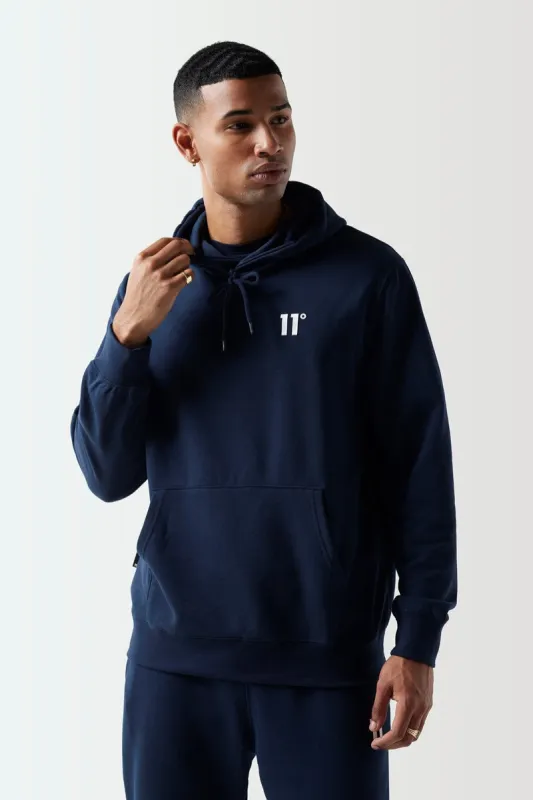 CORE Sudadera Con Capucha - Azul Marino sold by Eleven degrees