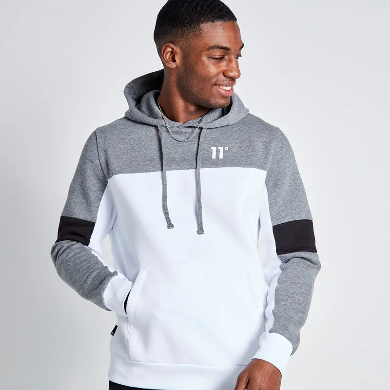 Sudadera Con Capucha Cut And Sew - Blanco / Marga Carbón / Negro sold by Eleven degrees product image thumbnail 2