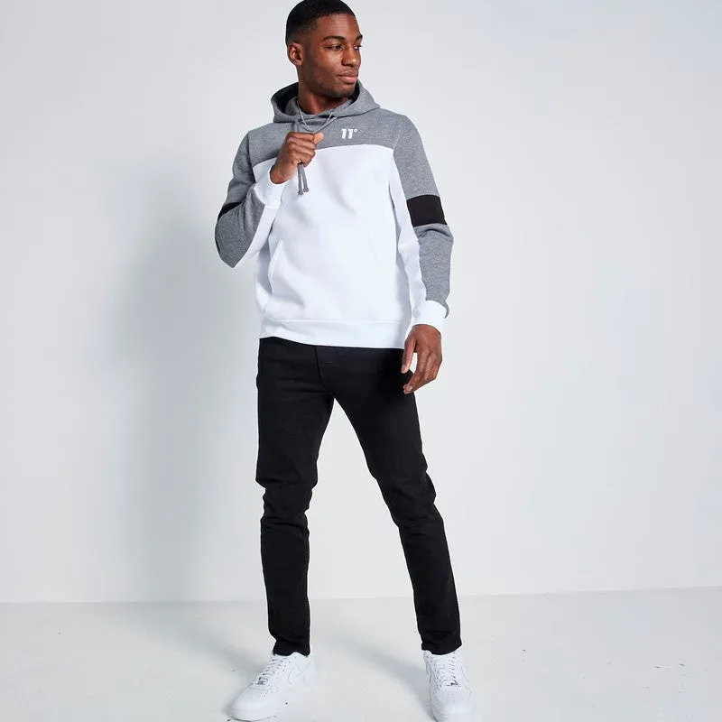 Sudadera Con Capucha Cut And Sew - Blanco / Marga Carbón / Negro sold by Eleven degrees product image thumbnail 4