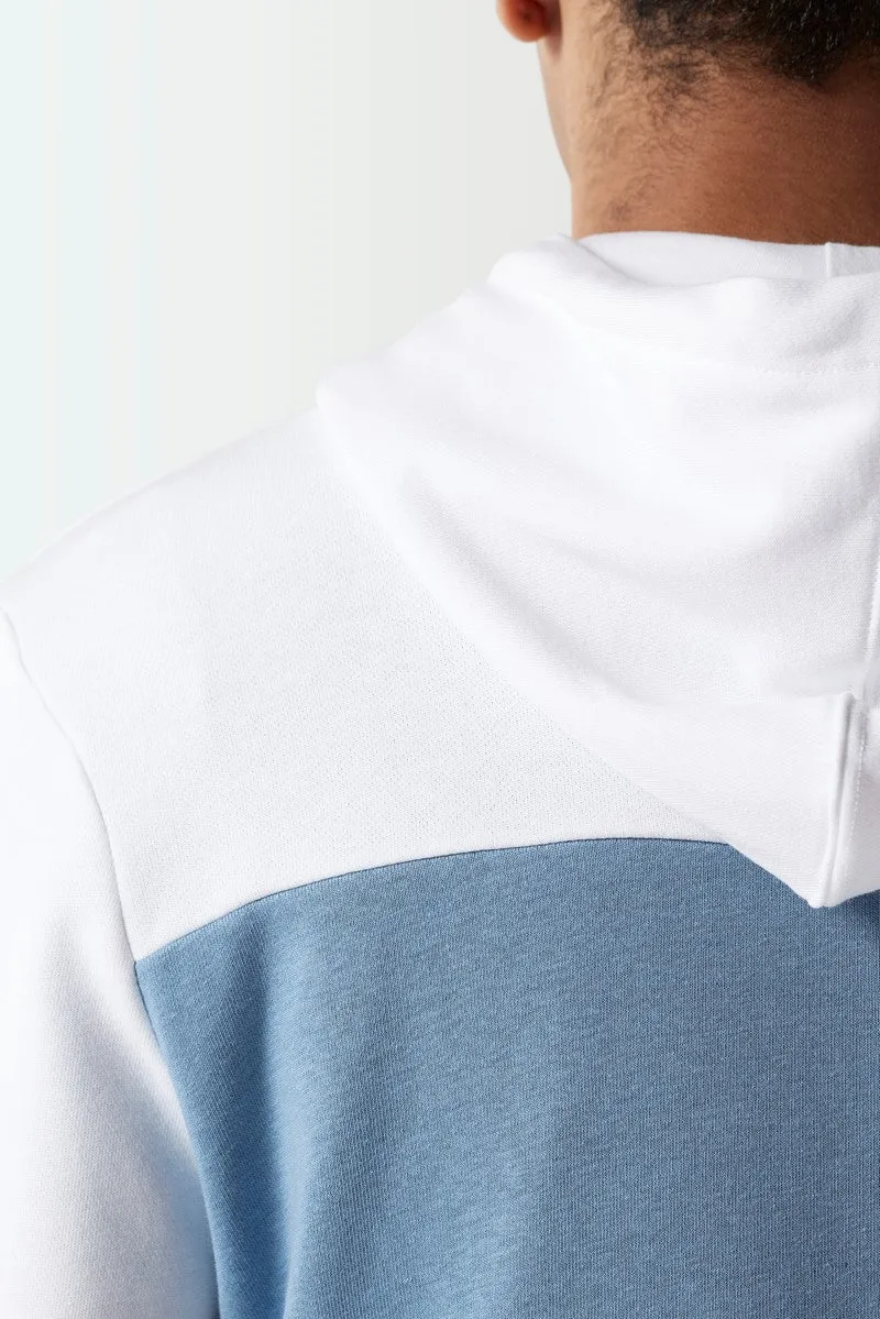 Sudadera Con Capucha Triple Panel - Azul Sombra / Blanca / Negra sold by Eleven degrees product image thumbnail 5