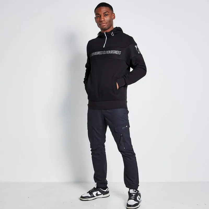 Sudadera Con Capucha y Cremallera - Negra sold by Eleven degrees product image thumbnail 4