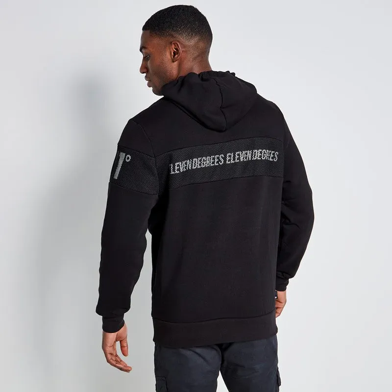 Sudadera Con Capucha y Cremallera - Negra sold by Eleven degrees product image thumbnail 3