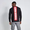 Sudadera Con Capucha y Espalda Estampada Cortar y Coser - Negro / Rojo Goji Berry sold by Eleven degrees
