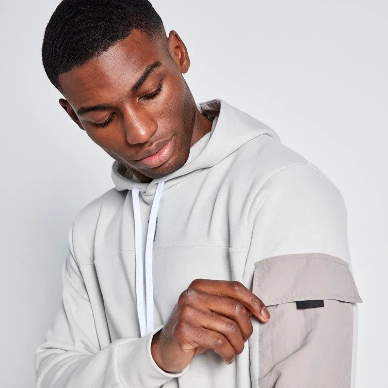 Sudadera Con Capucha Con Bolsillos Tejidos - Gris Vaporoso sold by Eleven degrees product image thumbnail 5