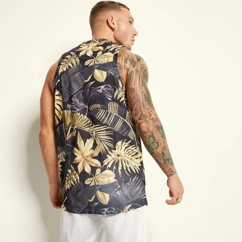 Chaleco Baloncesto Floral Oro - Negro / Oro sold by Eleven degrees product image thumbnail 3