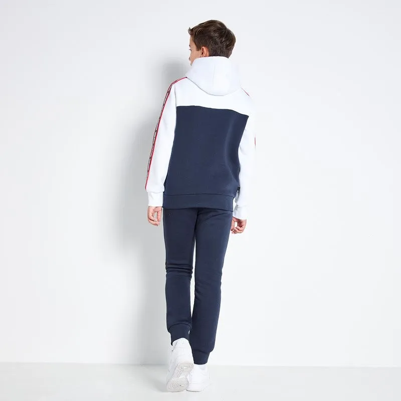 Sudadera Con Capucha Bloque De Colour Encintado Niño - Azul Marino / Blanco sold by Eleven degrees product image thumbnail 3